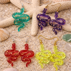 Boucles d’oreilles serpent