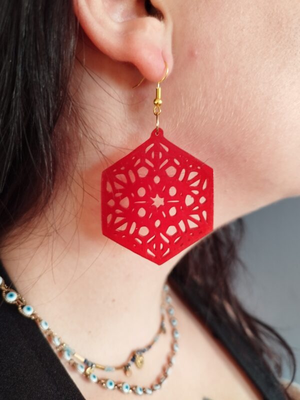 boucle d'oreille Mandala – Image 3