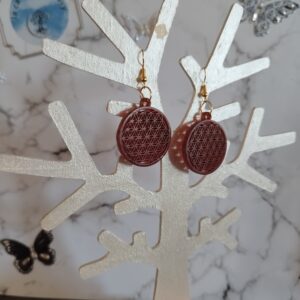 Boucle d oreille Fleur de vie