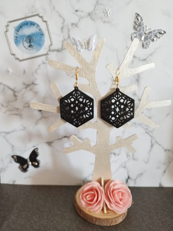 boucle d'oreille Mandala