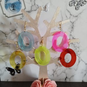 Boucle d'oreille Forme O