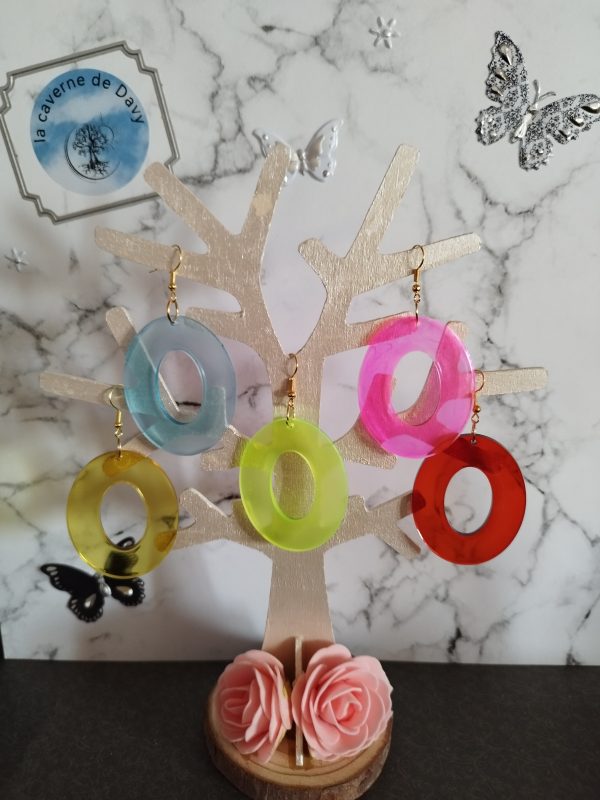 Boucle d'oreille Forme O