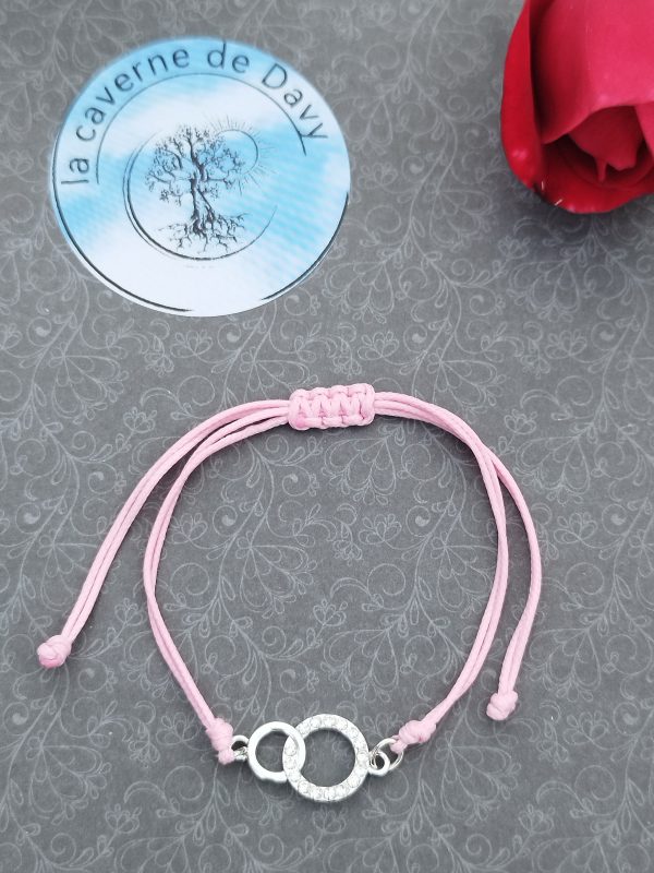 Bracelet Double cercle charme