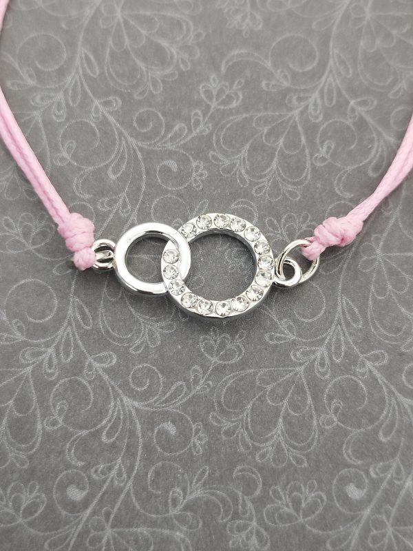 Bracelet Double cercle charme – Image 2