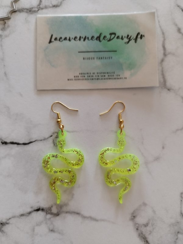 Boucle doreille serpent – Image 4