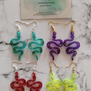 Boucle doreille serpent