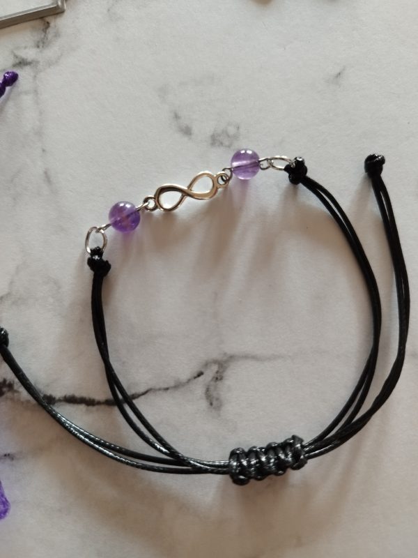 Bracelets infini avec véritable  pierre au choix – Image 6