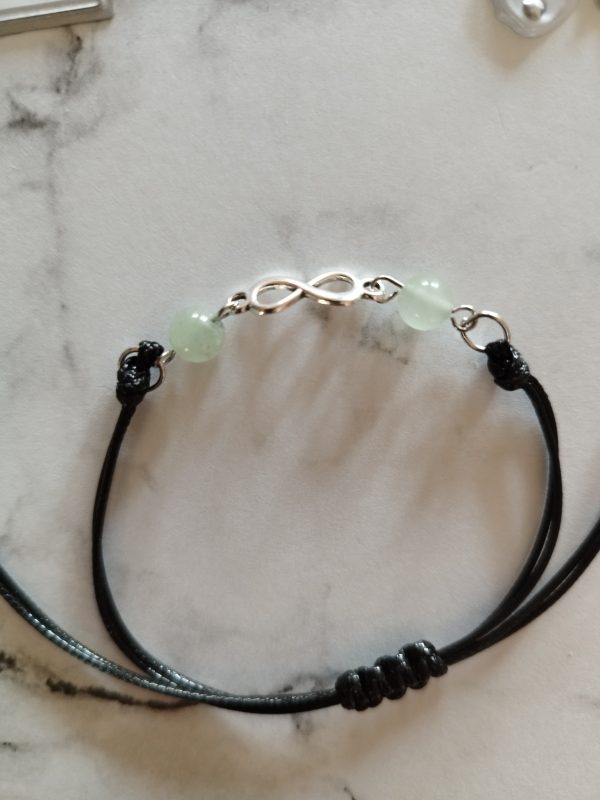 Bracelets infini avec véritable  pierre au choix – Image 4