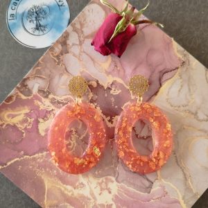Boucle d oreille en forme de O