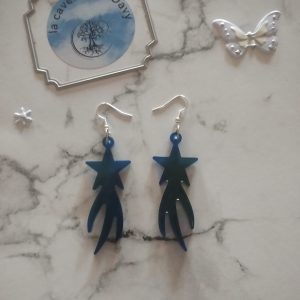 Boucle d oreille étoile filante