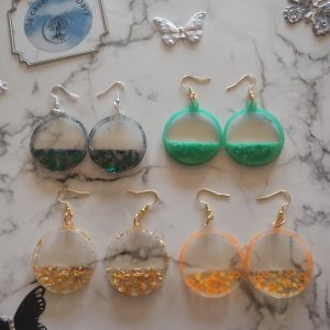 Boucles d oreilles ronde