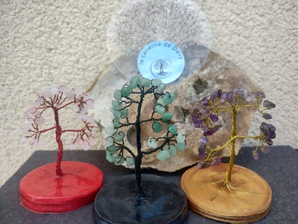 Arbre de vie avec véritable pierre