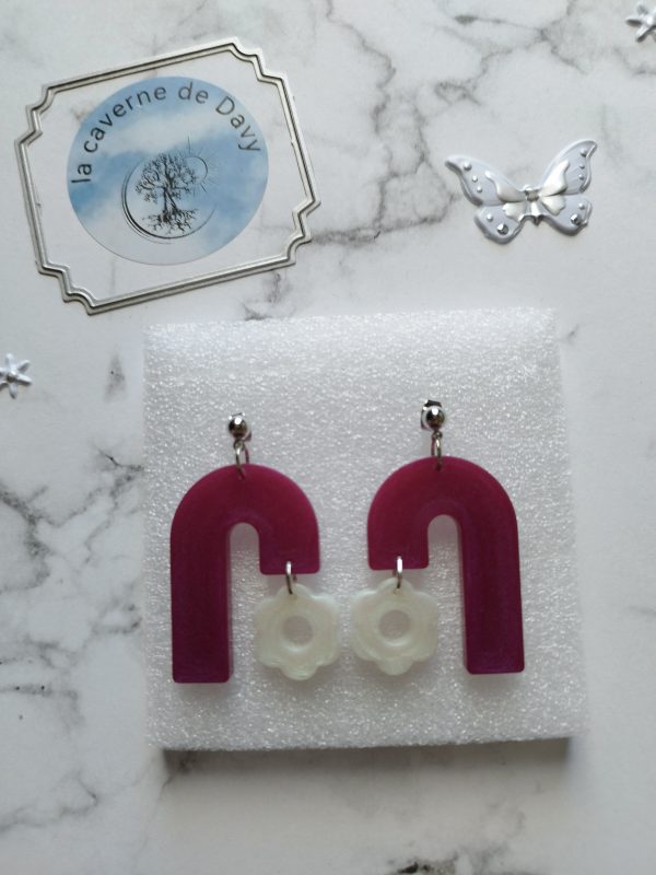 Boucle d'oreille retro chic – Image 3