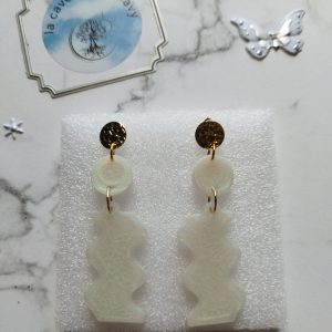 Boucle d’oreille vague