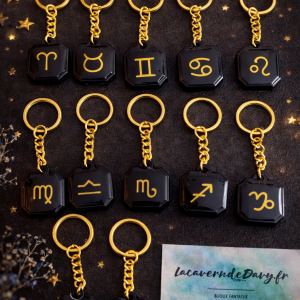 Signe astrologique en porte clé