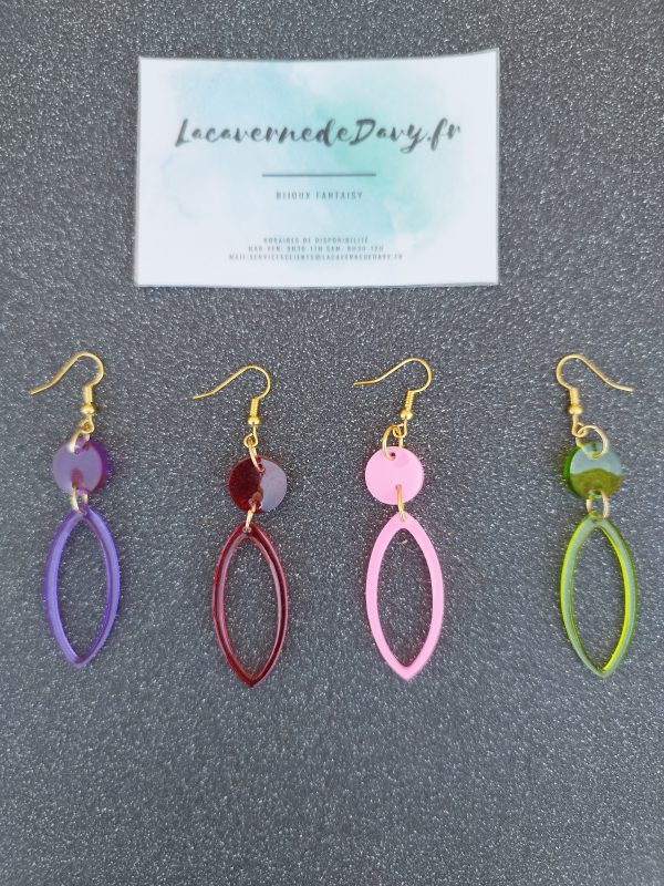 Boucles d,oreilles Élance Cristalline