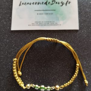 Bracelet  doré mauvais œil