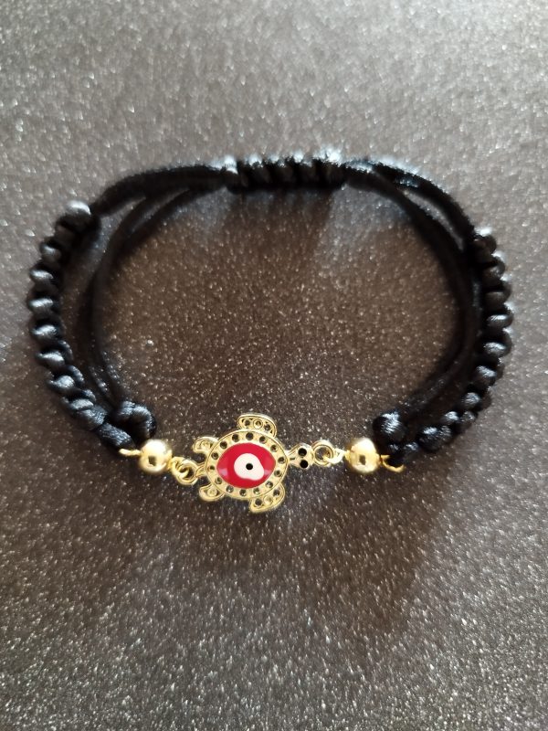 Bracelet tortue mauvais œil unique – Image 2