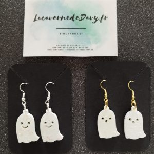 Boucles d'oreilles fantôme