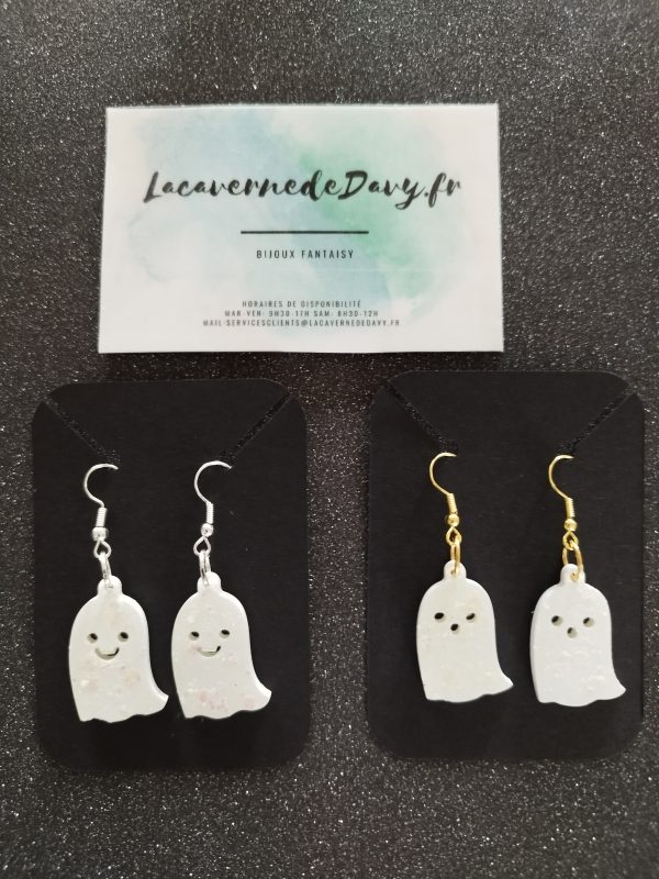 Boucles d'oreilles fantôme