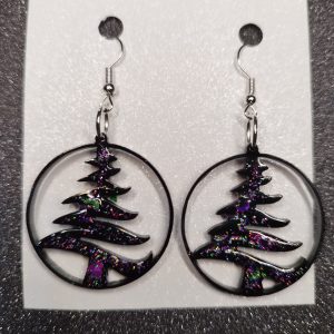 Boucles d'oreilles Sapin Élégance