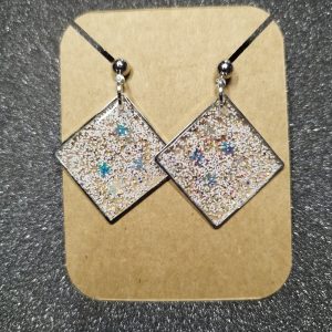 Boucles d'oreilles cristal d’Hiver