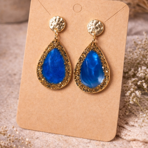 Boucles d’oreilles Lagune Dorée