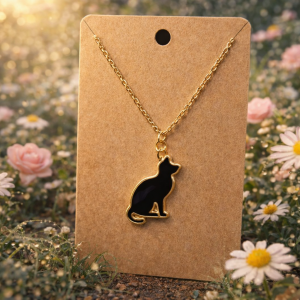 Collier Silhouette Féline