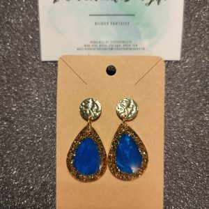 Boucles d’oreilles Lagune Dorée