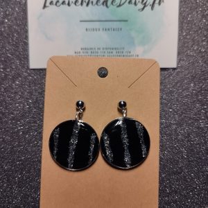 Boucles d’oreilles “Nuit Argentée”