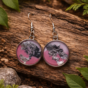 Boucles d’oreilles “Éclat Minéral”