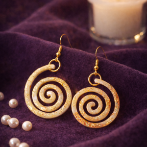 Boucles d’oreilles Spirale Sacrée